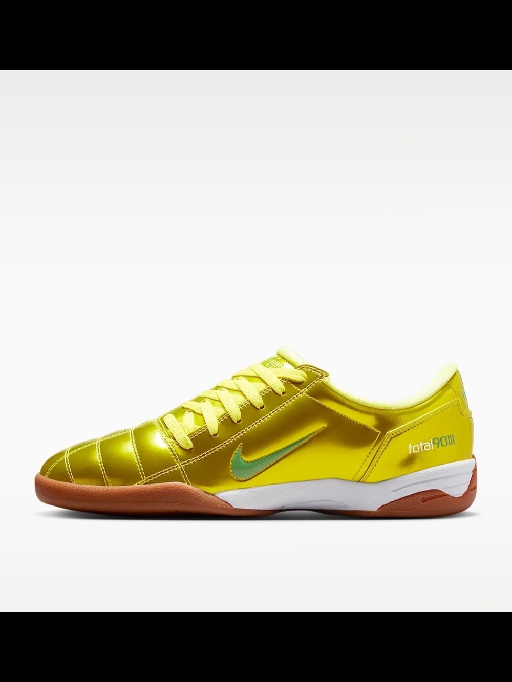 Nike Total 90 III Indoor Soccer Shoe - Metallic Yellow
